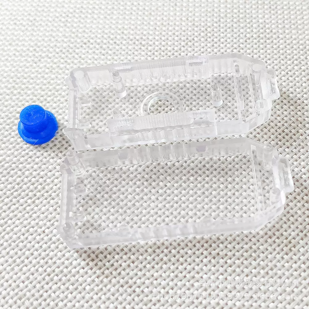 USB外壳led彩灯配件挂件透明塑料件12mm外壳厂家直发