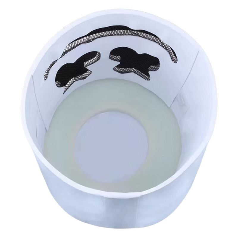 Amazon transfronteriza cien eléctrico sílaba algodón de azúcar de DJ tocado LED luminoso Eva sombrerería máscara ventas directas de la fábrica