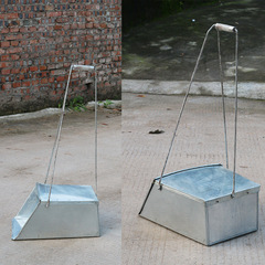 Windproof garbage dustpan sanitation metal dustpan garden cleaning dustpan property iron dustpan manufacturer garbage bucket dustpan