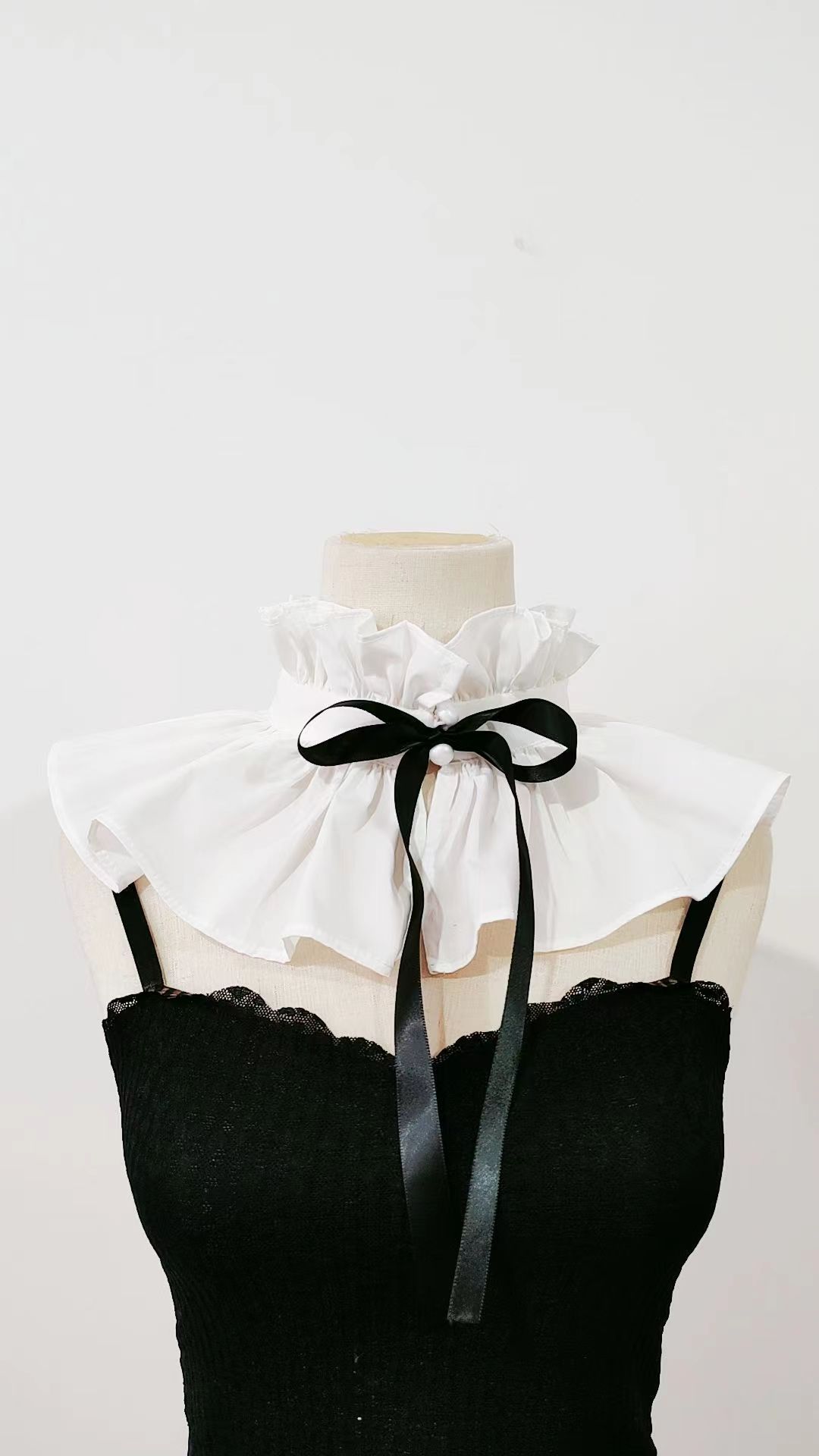 El nuevo Palacio Francés brisa decoración Flint encaje cuello alto retro Ruff cuello falso collar moda explosivo venta