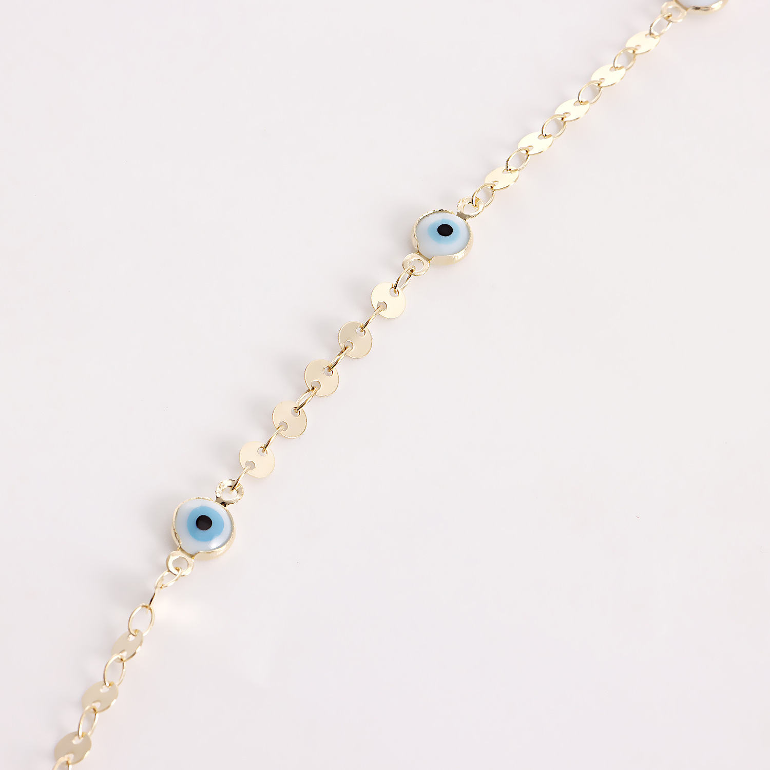 Fashion Devilu0027S Eye Metal Artificial Gemstones Waist Chain