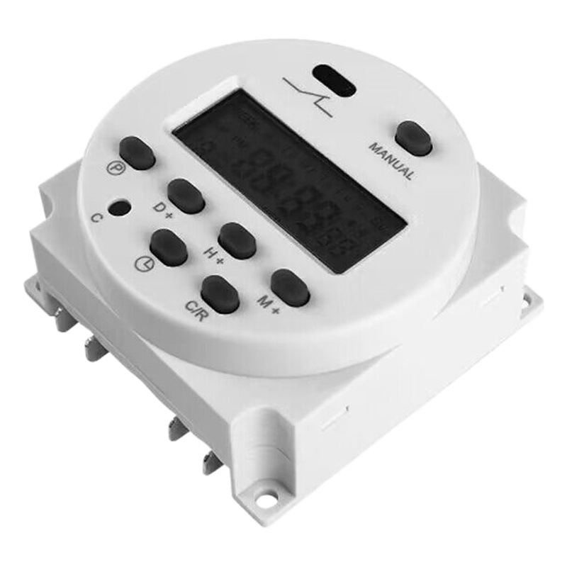 Interruptor de control de tiempo CN101A pequeño temporizador electrónico 220V/12V/24V/110V caja de luz temporizador de tiempo