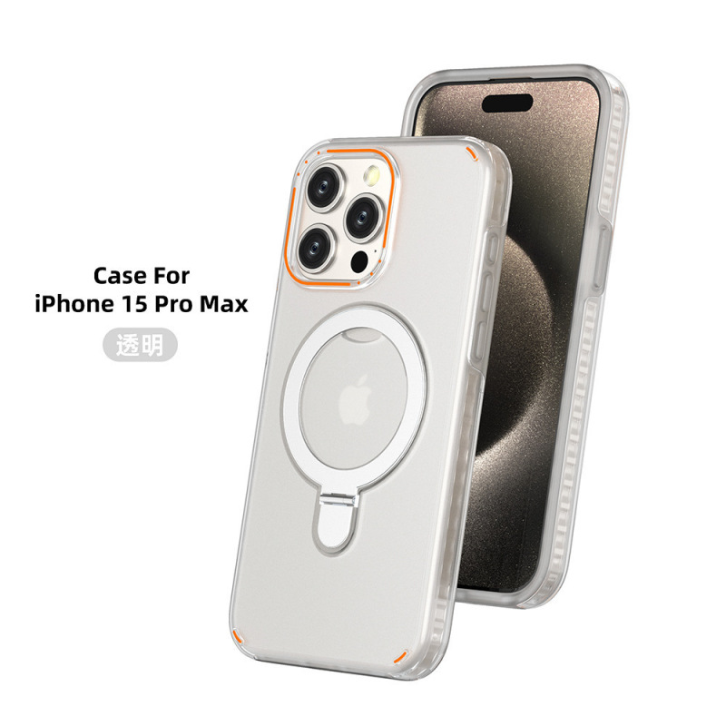 新しい自慢の磁気スタンド14はiphone16 promax携帯ケースアップル15pc tpu 2 in 1を適用します。|undefined