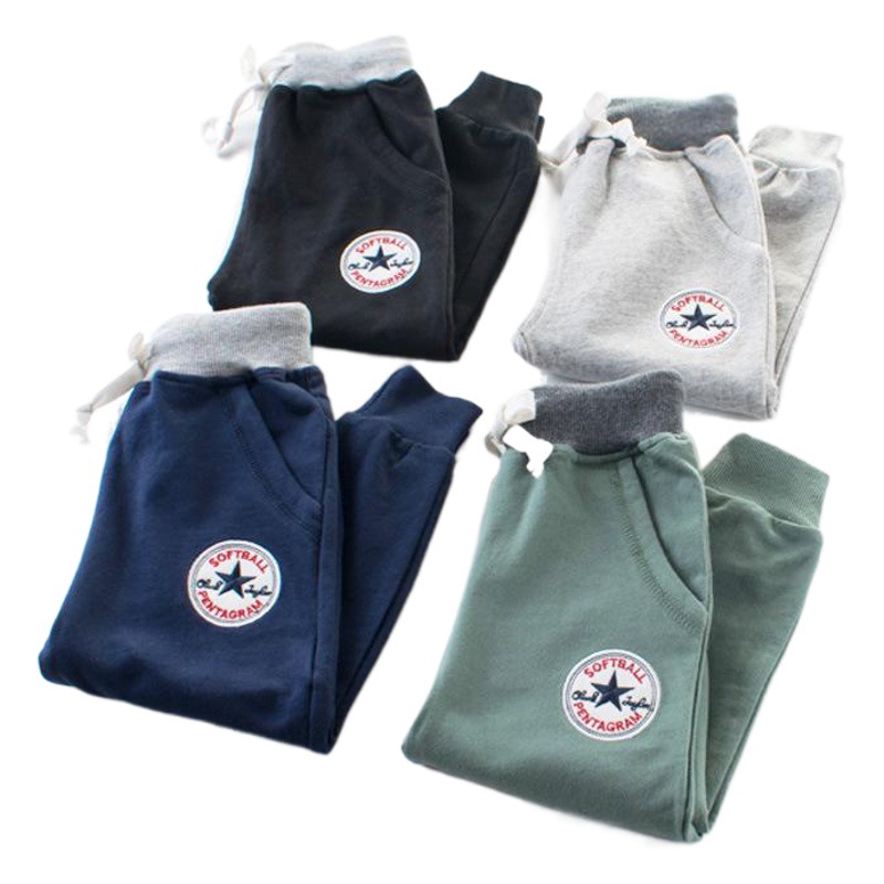 Ropa para niños de moda Otoño Nuevo 2023 Pantalones deportivos coreanos de los niños pantalones largos de verano para niños un envío