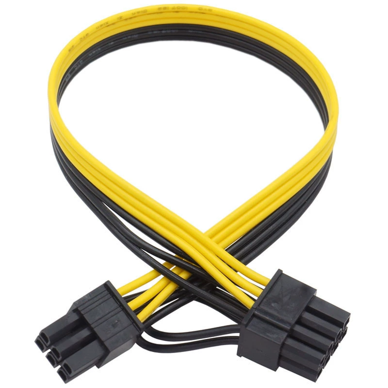 Линия платы преобразования мощности сервера 6PIN на 8pin 6p до 6 + 2P линия видеокарты 18awg параллельная линия из луженой чистой меди