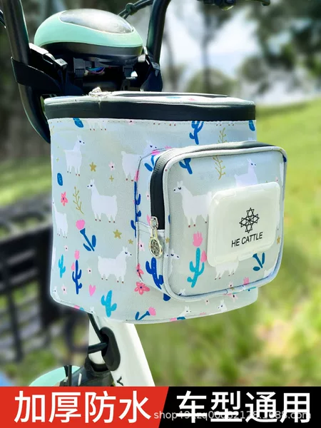 Ready-To-Ship Electric Vehicle Hanging Bag, Water-Resistant Front-Mounted Battery Bike Multifunctional Phone Storage Bag