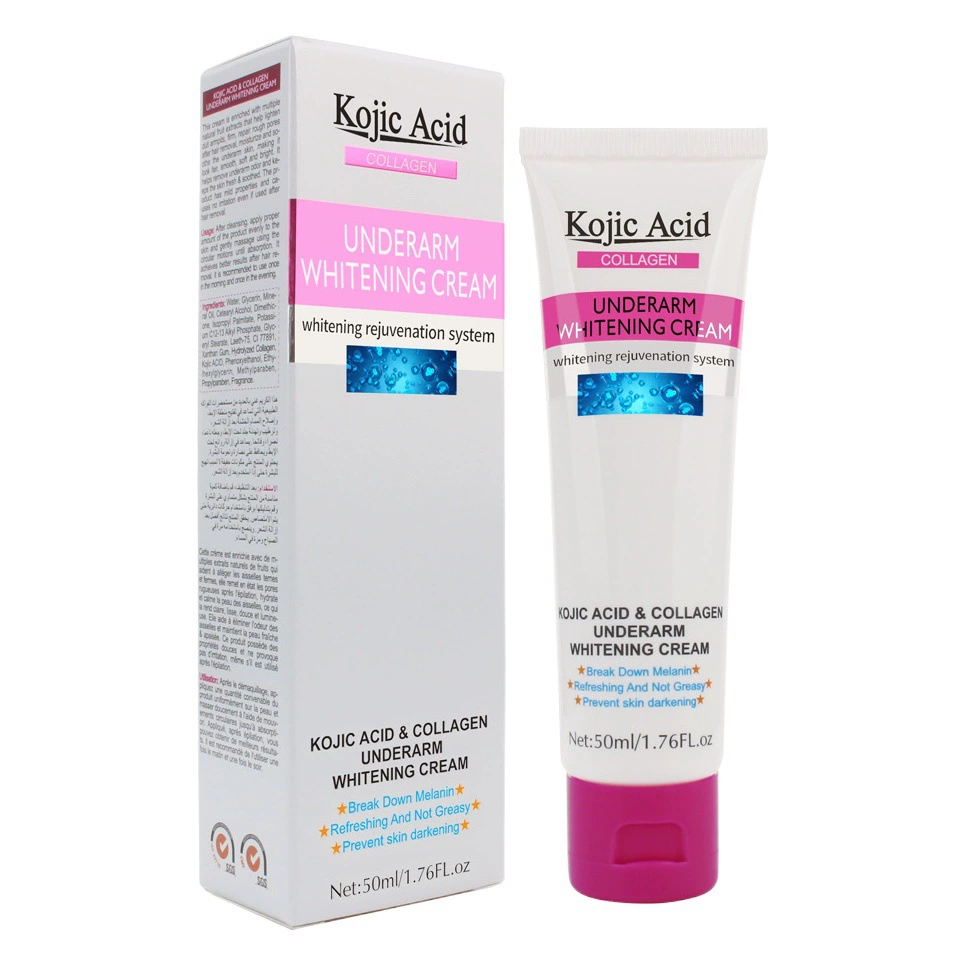 Крем для подмышек Cross-Border койевой кислоты Осветляющий увлажняющий дезодорант-антиперспирант крем для тела оптом белый крем