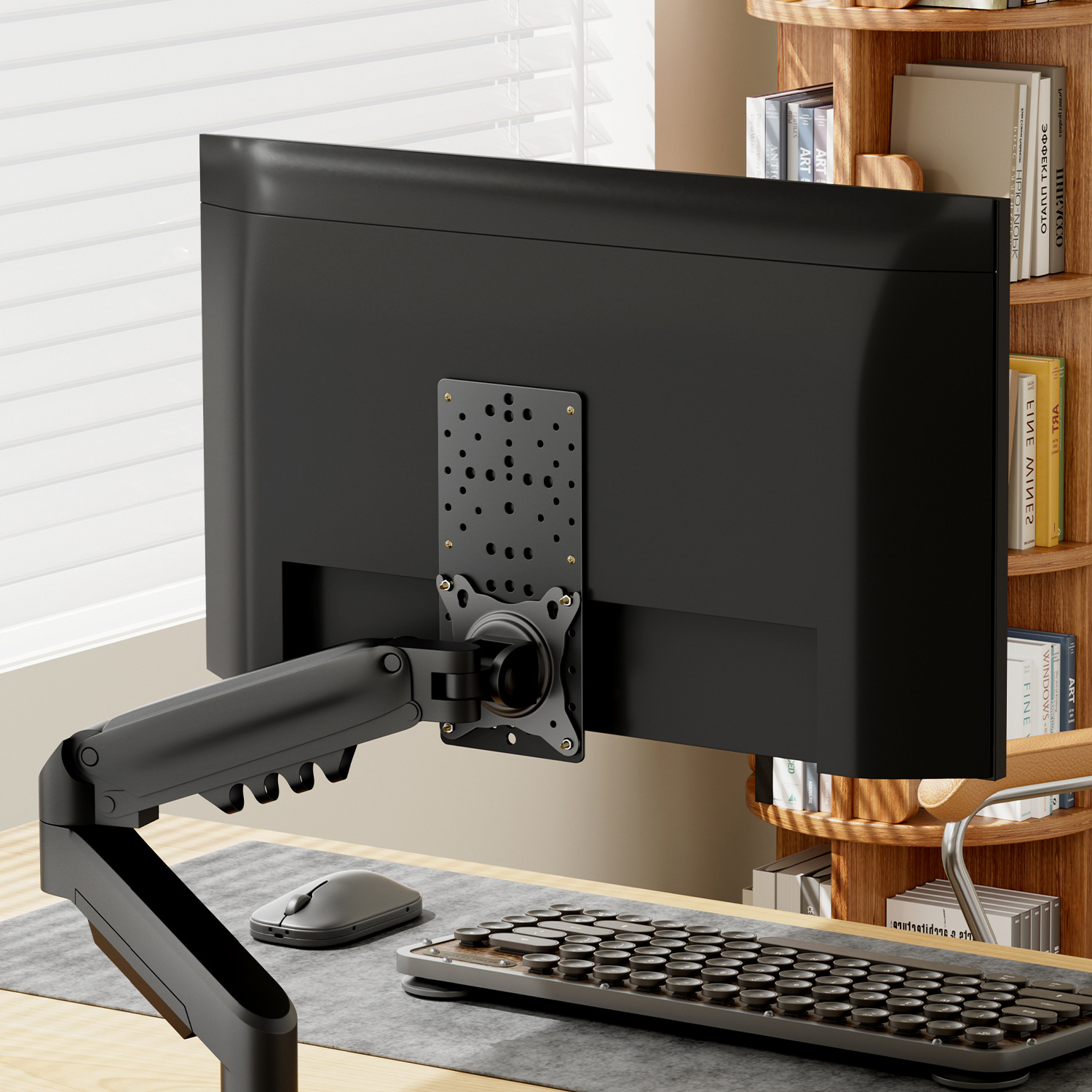 Computer Monitor Display Heightening Sheet Growth Board Curved Screen Heightening Bracket Multi-Specification Metal Heightening Bracket