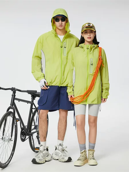 Mountain Lightweight Cool-feeling Sunscreen Clothing Women's Breathable Original Yarn Ice Silk Sunscreen Clothing Men's Ultraviolet Protection UPF50 Skin Clothing