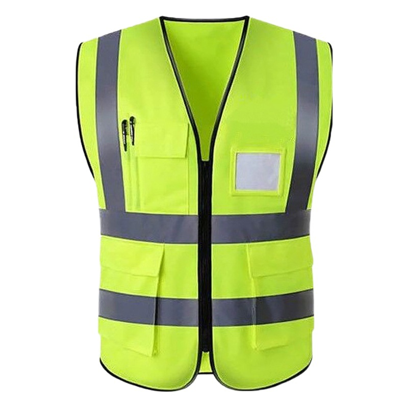 Chaleco reflectante de construcción al por mayor chaleco reflectante Chaleco de protección de seguridad sitio de construcción ropa reflectante chaleco