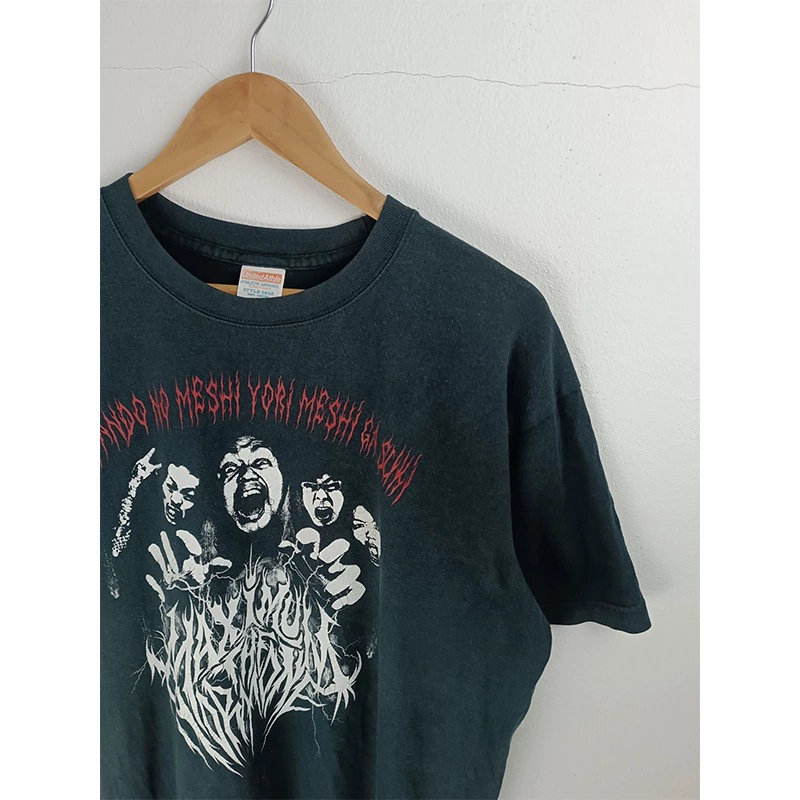 Американское древнее винтаж Maximum the Hormone хип-хоп рок популярная улица высокий стиль футболка с короткими рукавами