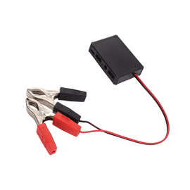 单晶硅太阳能光伏板控制器稳压器接线盒电瓶夹转双USB-C充电手机