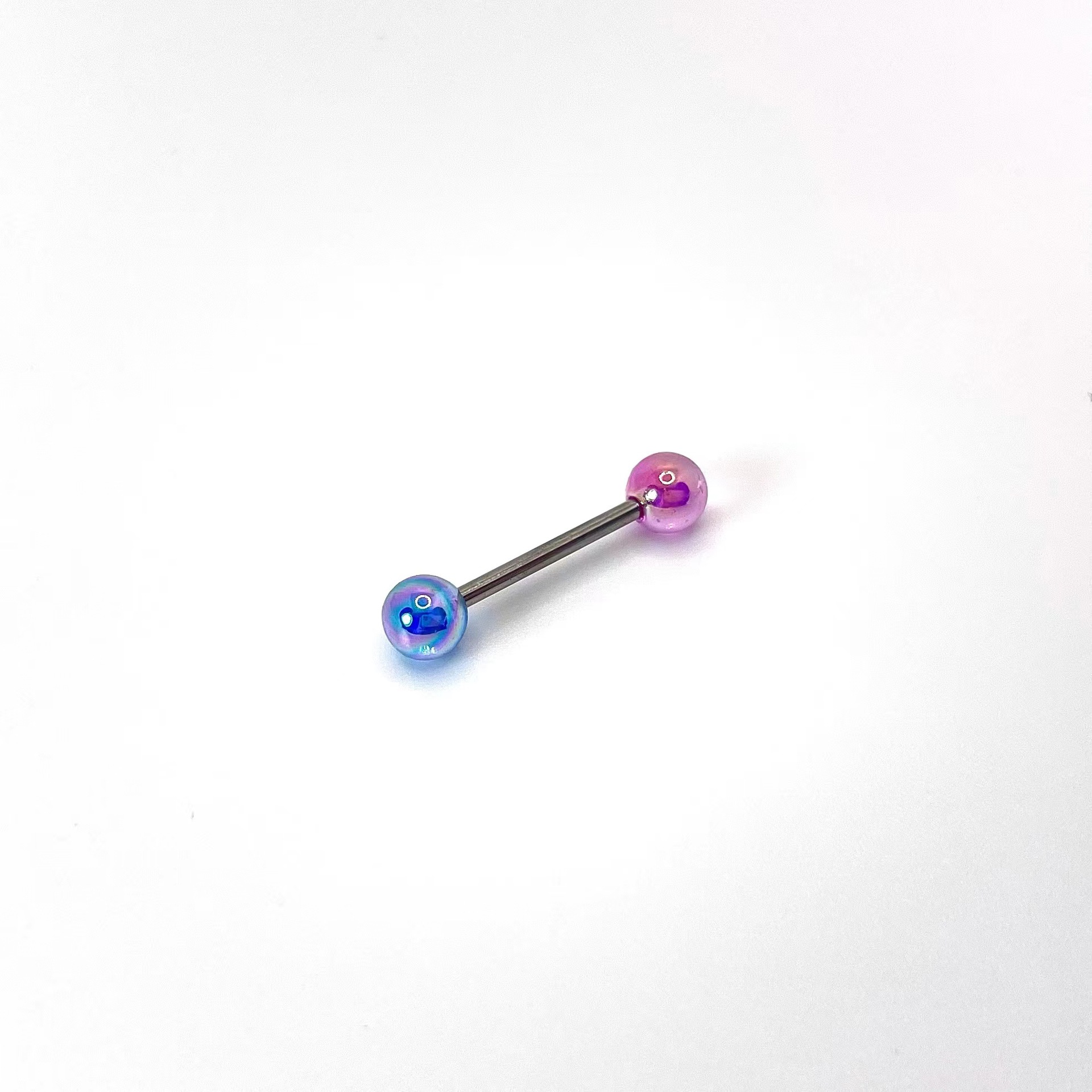 Pointed titanium steel lip stud product view