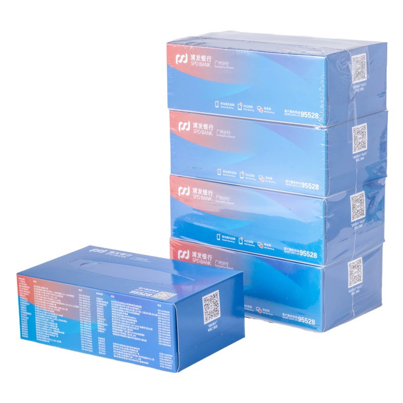 Рекламная упаковка салфеток с индивидуальным логотипом для компаний, АЗС, банков, бизнеса, недвижимости и предприятий общественного питания; квадратные салфетки в жесткой коробке.