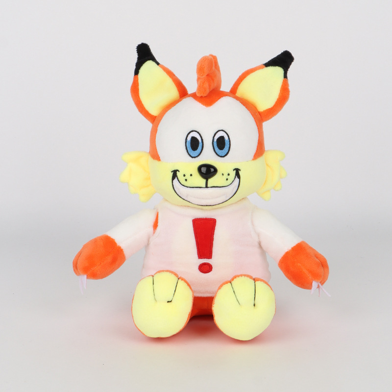 跨境新品bubsy plush超级大笨猫巴比斯游戏周边毛绒玩偶公仔|undefined