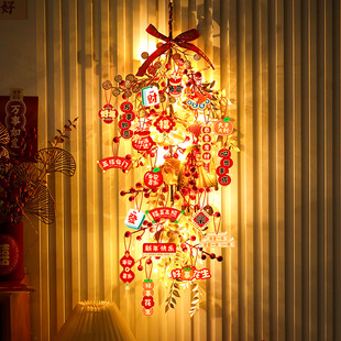 New Year Decoration Red Fruit Pendant Spring Festival Living Room Home 2025 New Year of the Snake Shopping Mall Festive Decoration Pendant