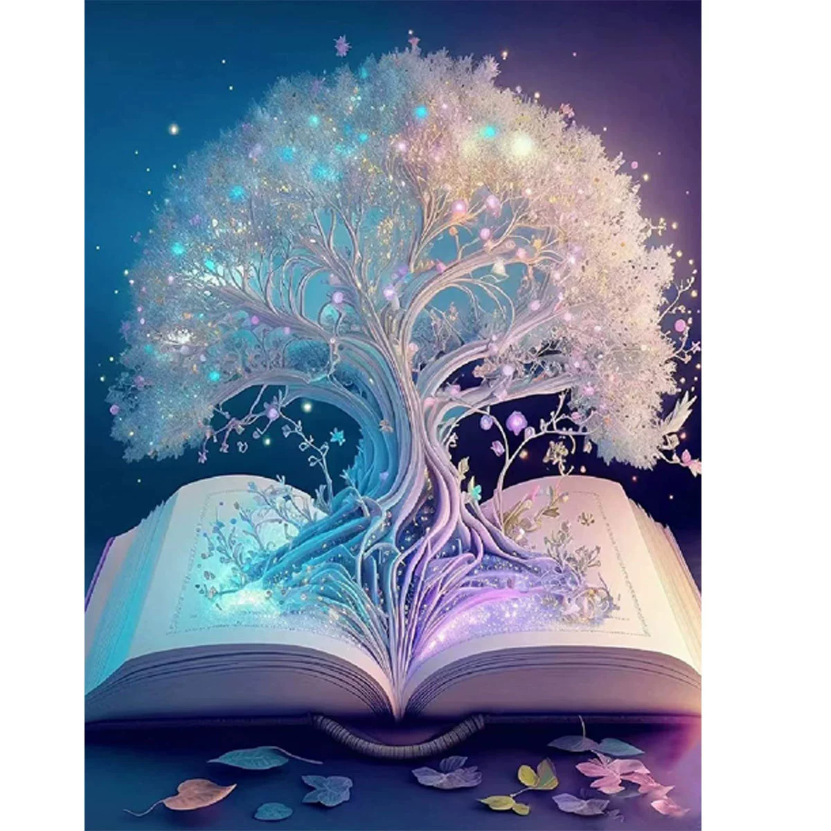 Прямые поставки с фабрики: вышивка крестиком «Дерево на книге», новая простая модель для гостиной и прихожей, ручная вышивка