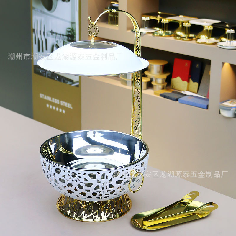 批发跨境不锈钢自助餐炉酒精加热保温锅Hanging Chafing Dishes|undefined