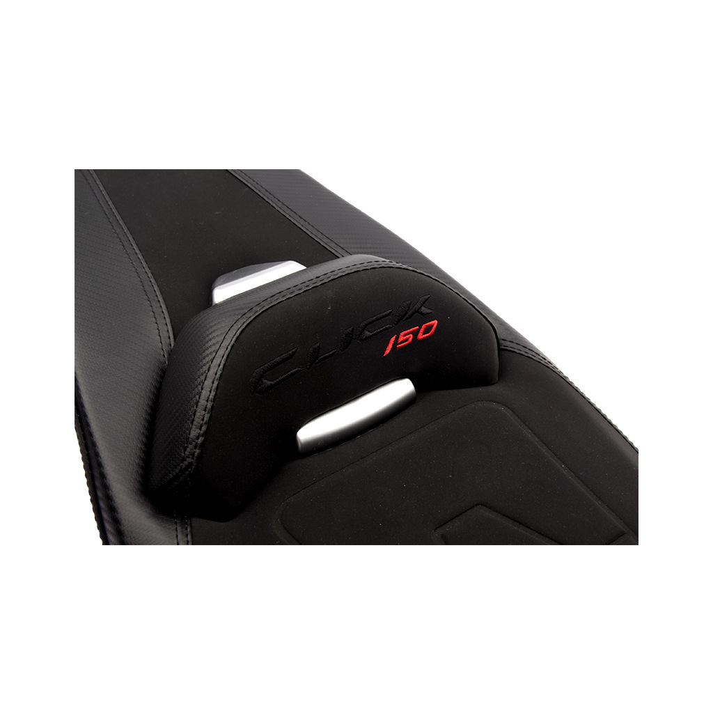 Suitable for Honda Click150/125 Modified Seat Cushion Assembly, Comfortable and Soft Backrest Seat Bag, Motorcycle Seat Bag