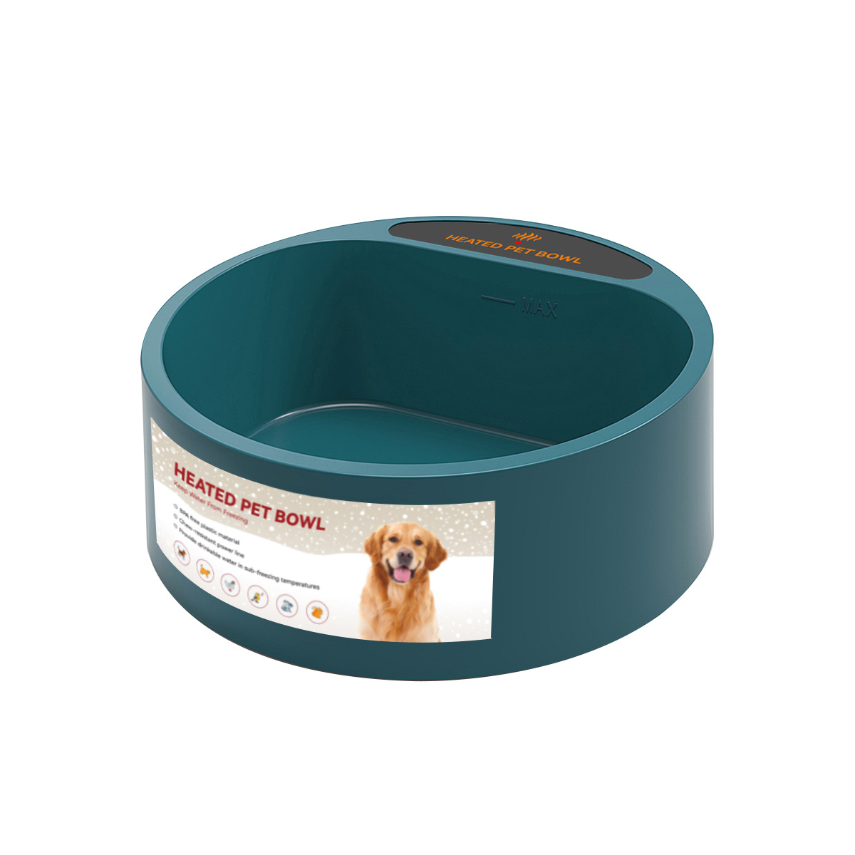 Suministros para mascotas Tazón de calefacción Tazón de comida para gatos y perros Tazón de agua de aislamiento automático interior al aire libre Tazón de agua para pájaros Bebederos Ventas directas de fábrica