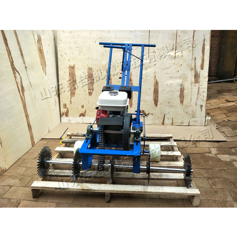 手推式草坪划线机 宽幅旋刀剪草机 小型天然草皮移植起草设备
