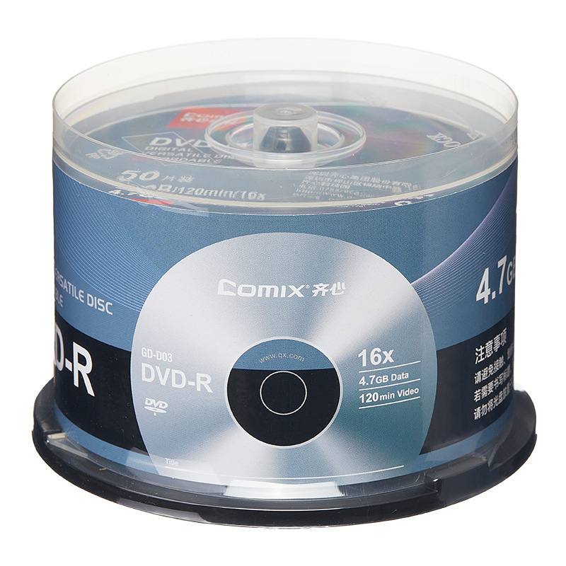 Comix DVD-R Disc/buRneR Disc 16-speed 4.7GB Blank BuRneR Disc BaRRel 50 Pieces