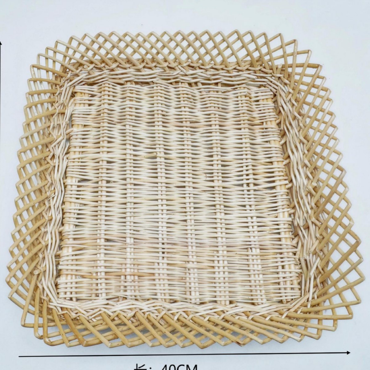 Bandeja de frutas de mimbre, canasta de pan al vapor, canasta de almacenamiento de verduras cocidas, supermercado doméstico, canasta de almacenamiento de artículos diversos, canasta de pan multifuncional