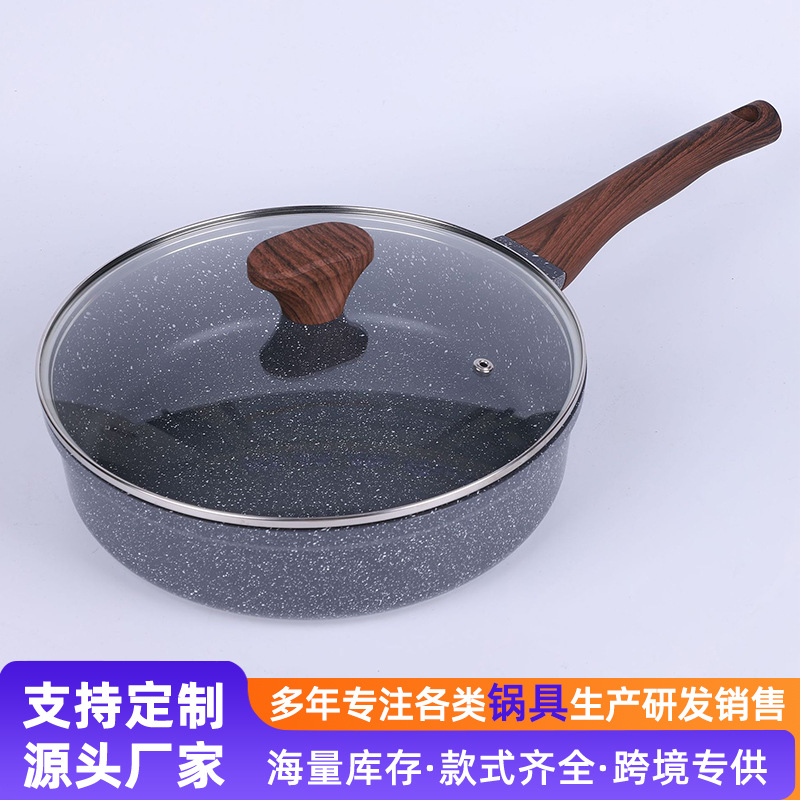 Nuevo tipo de cocina antiadherente multifuncional integral con cubierta de cocina electromagnética de cocina de gas cocina general