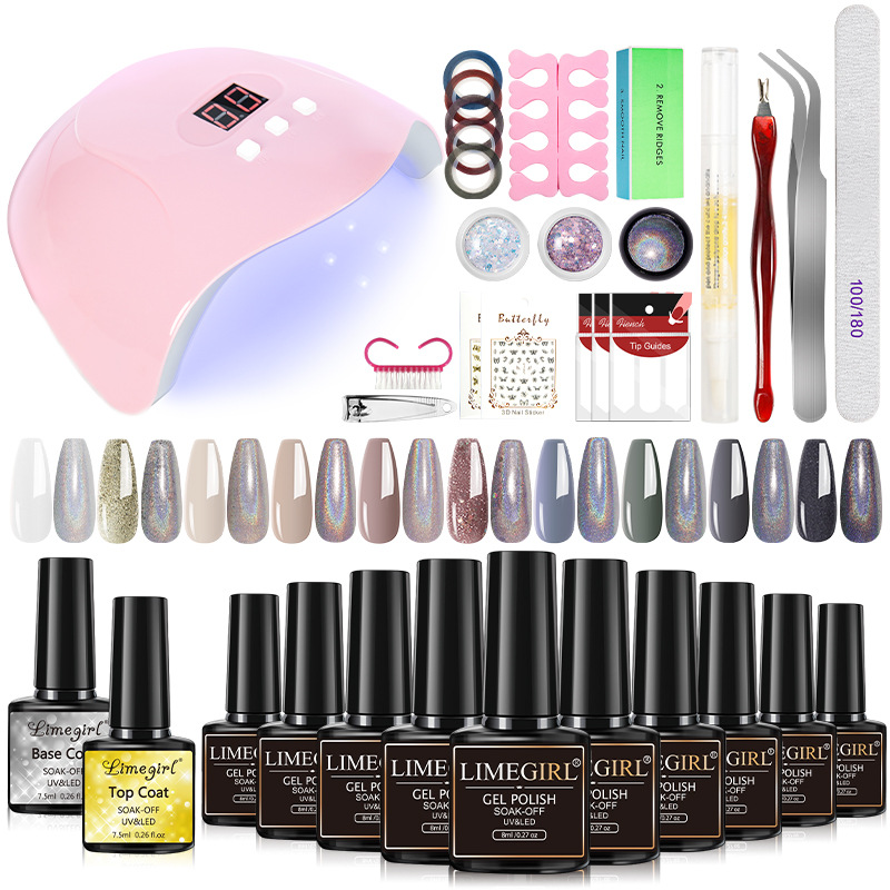 10 Unids Esmalte de Uñas traje de pegamento herramientas de uñas conjunto completo X5 X3 lámpara de sellado capa de pegamento inferior conjunto completo transfronterizo exclusivo para en stock
