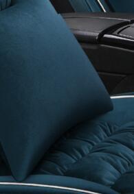 Katong Car Seat Cushion Winter Plush Cartoon Cute Women's Full Cover Seat (Wool pad) - one-headrest-and-one-pillow