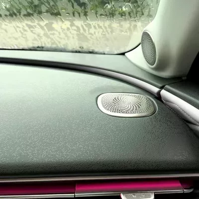 Speaker Cover Interior Stainless | Car interior film