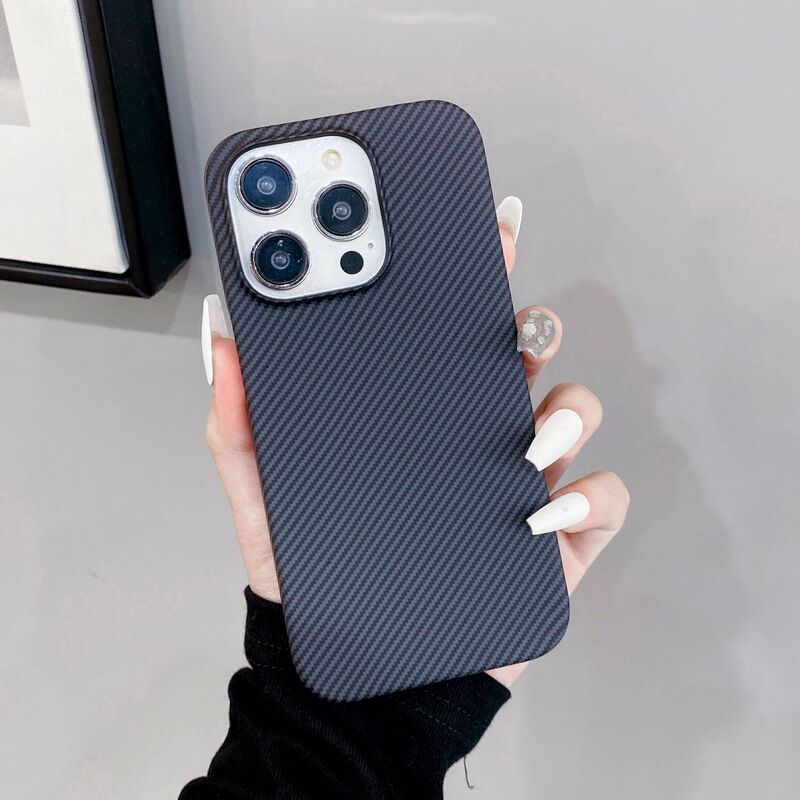 Suitable for iPhone16promax Phone Case 16P Kevlar Aramid Carbon Fiber 15pro Drop-resistant Protective Case Suitable for iPhone16promax Phone Case 16P Kevlar Aramid Carbon Fiber 15pro Drop-resistant Protective Case
