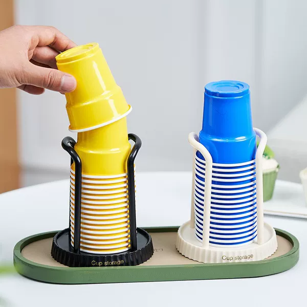 Cross-border New Product Cup Holder Disposable Cup Taker Japanese-style Paper Cup Holder Storage Rack Household