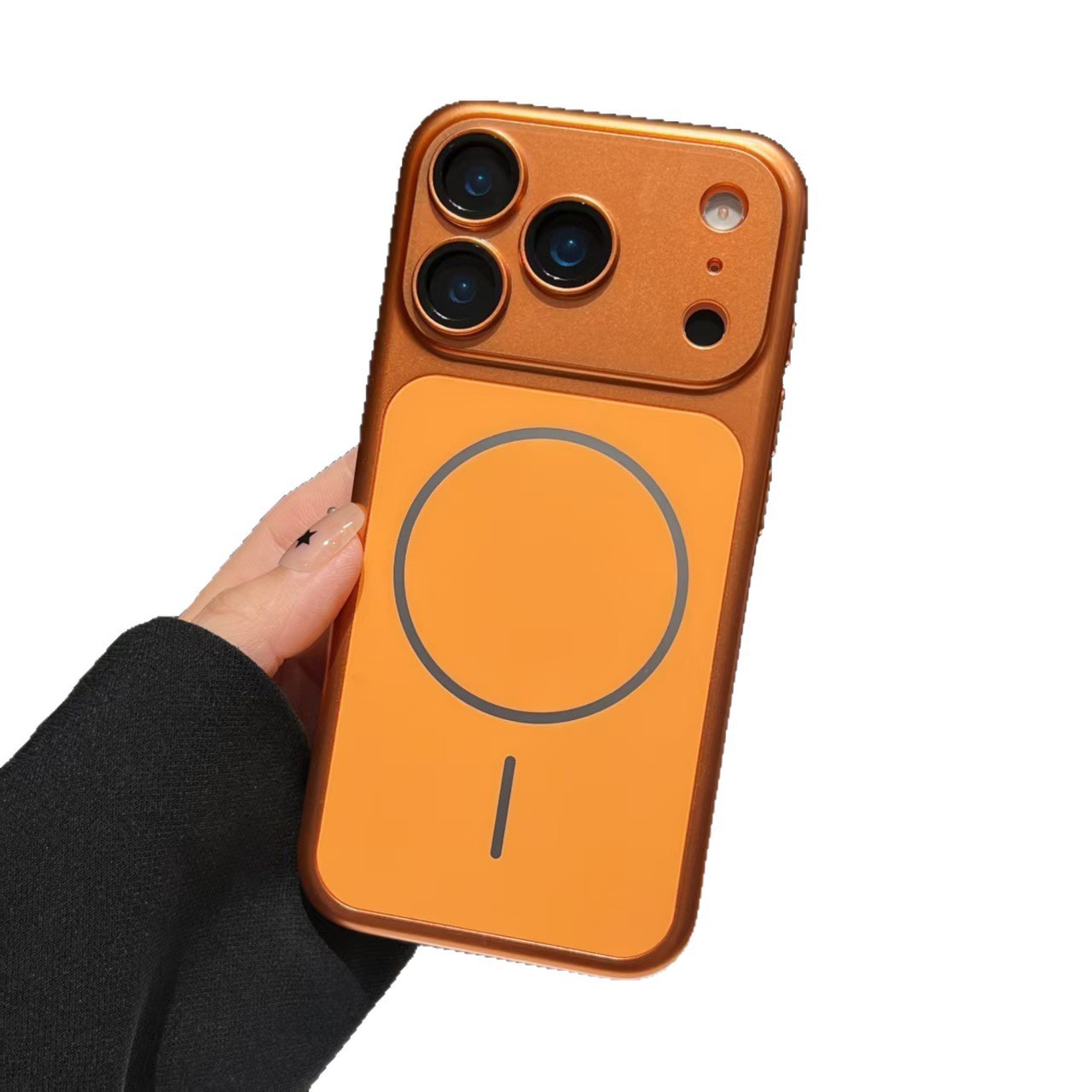 Ultra-thin Magnetic Phone Case For Iphone 17 Pro Max Matte Finish_voghion.com