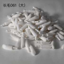 厂家现货 植绒唇釉唇彩刷头 遮瑕刷刷头 一次性刷头  美妆工具