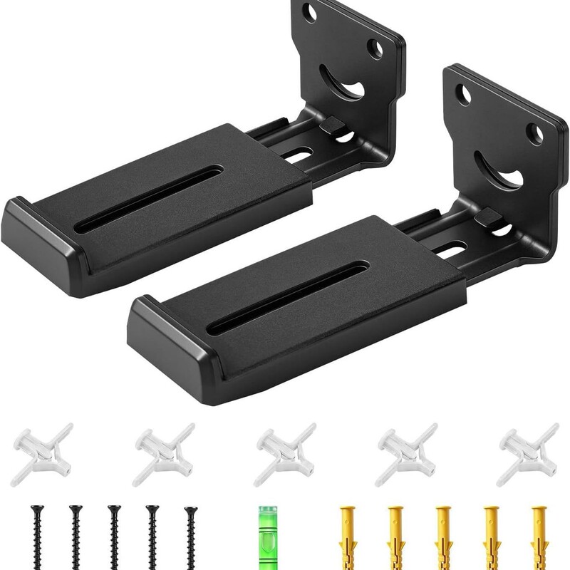 Suitable for Lg, Samsung, Sony Home Theater Slide Rail Long and Short Soundbar Wall Mount Bracket