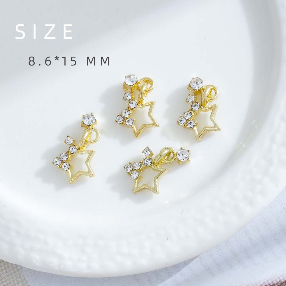 스타 펜던트 골드