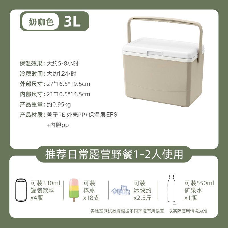 保温箱冷藏箱户外摆摊冰块露营钓鱼冰桶商用保冷野餐便携冰箱|undefined