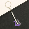 Musical instruments, pendant, metal bag decoration, guitar, keychain, wholesale, Birthday gift