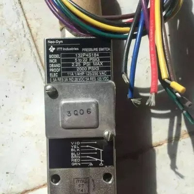 供应美国ITT 压力开关 162P14C6BR系列