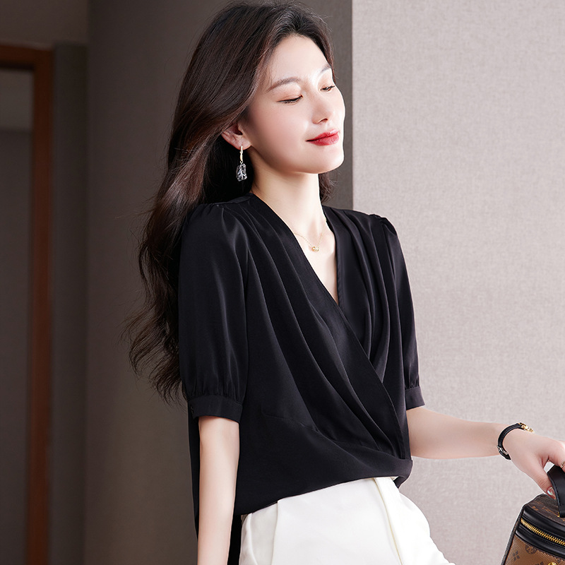 White summer design elegant shirt