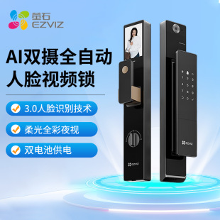 Fluorite DL50FVX smart lock standard lock automatic face recognition video lock support fingerprint palm vein