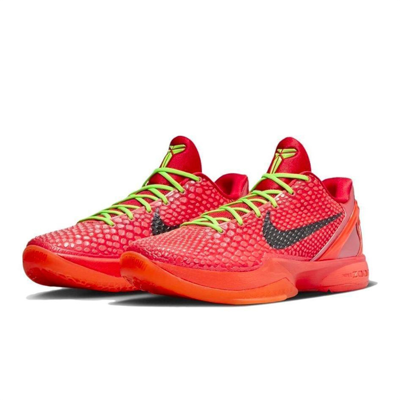 莆田コービー 6 世代バスケットボールシューズリバーサブルグリーンスパイダーマン Kobe6 男女兼用エアクッションカーボンプレート耐摩耗性オールスタースポーツシューズ|undefined