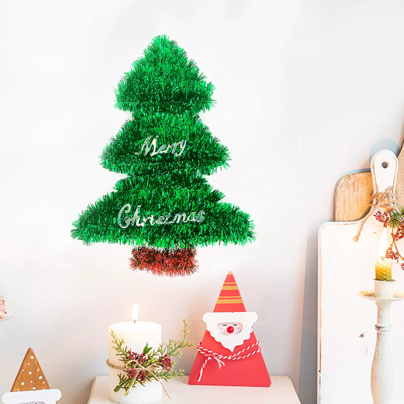 跨境热销圣诞树挂件圣诞节装饰品门挂墙挂装饰品