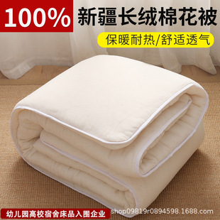 Xinjiang Cotton Quilt Kindergarten Student Kidsren's Pure Cotton Quilt Core Dormitory Class a Winter Quilt Cotton Mattress Mattress Manufacturer
