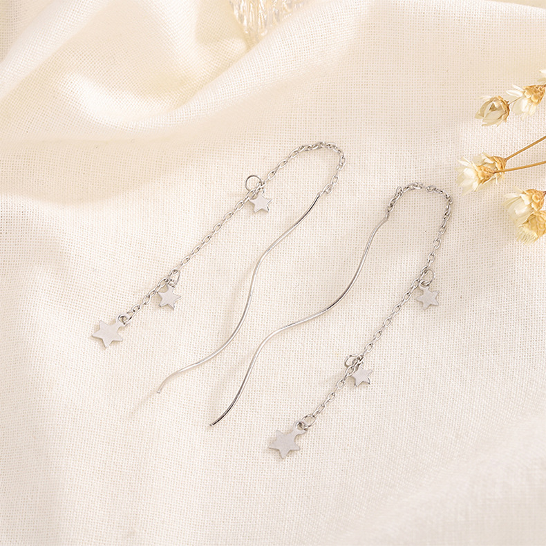 Fashion Star Copper Plating Ear line 1 Pair