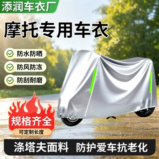 电动车遮雨罩摩托车防晒罩仪表盘充电器防护防水挡雨一体车衣定制
