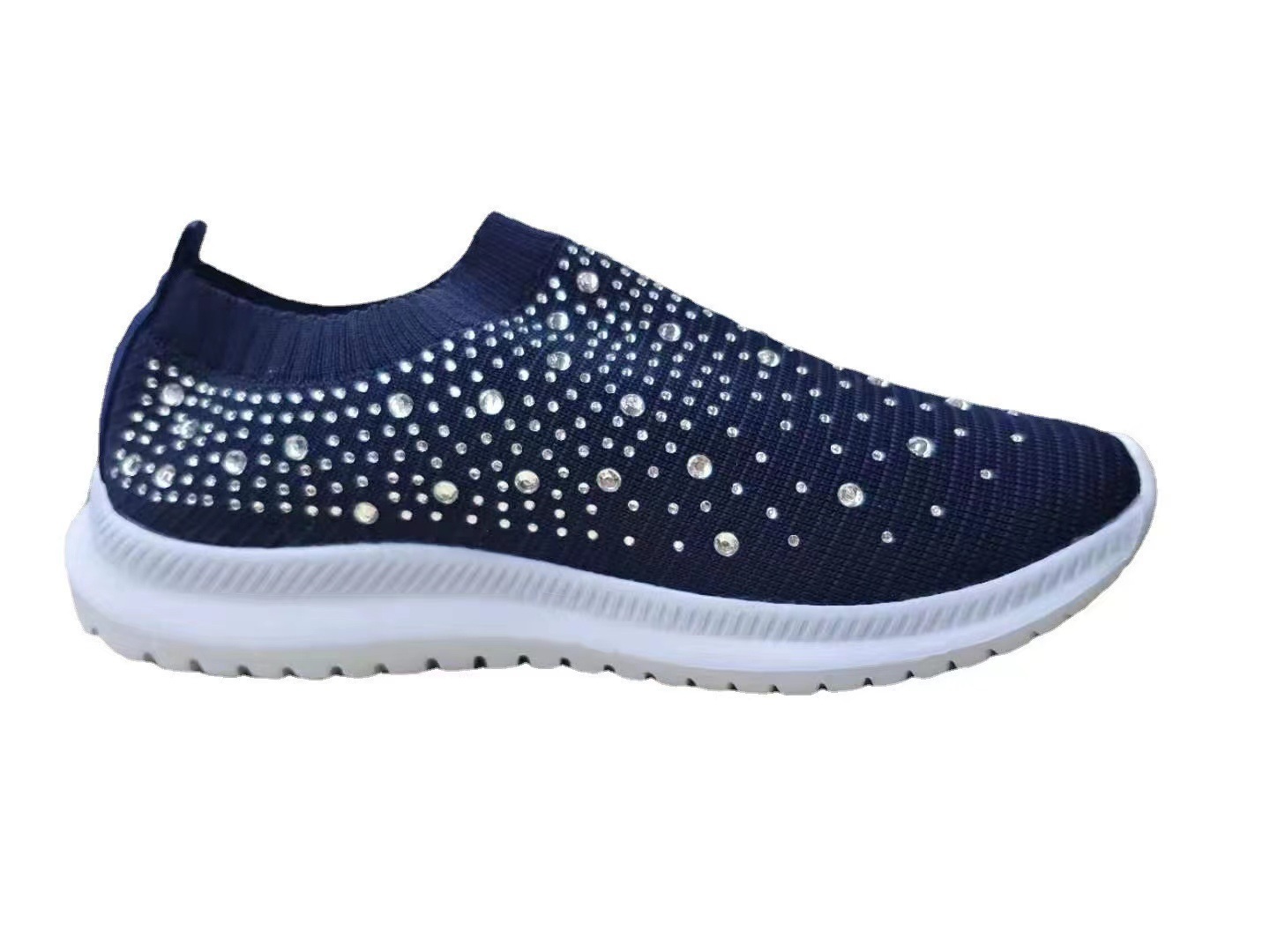 Casual sportivo in Flyknit con strass da donna_voghion.com