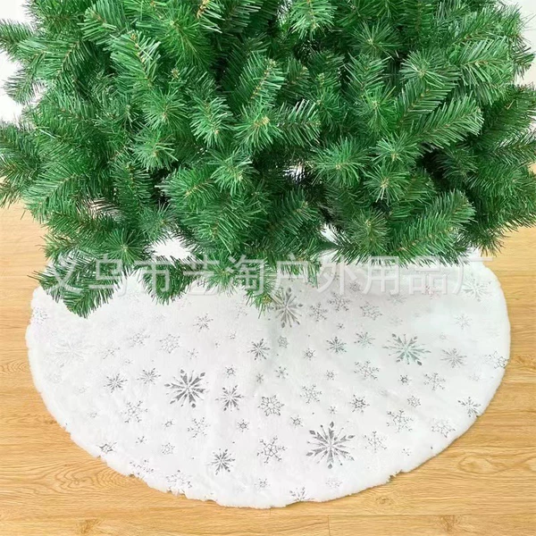 Rabbit fur silver snowflake
