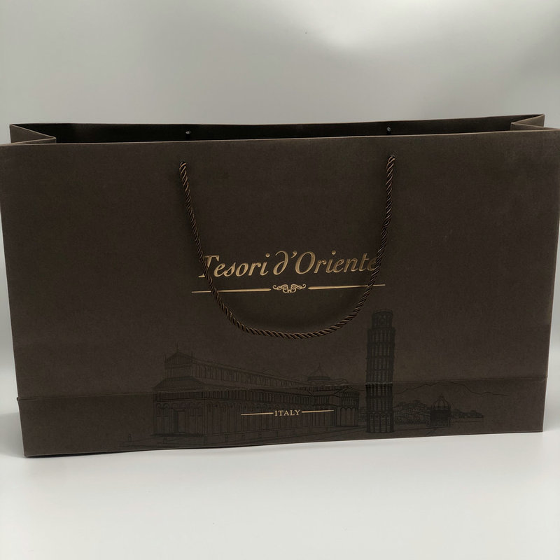 方地加厚手提袋牛皮纸袋服装店购物袋礼品袋纸袋子可印logo